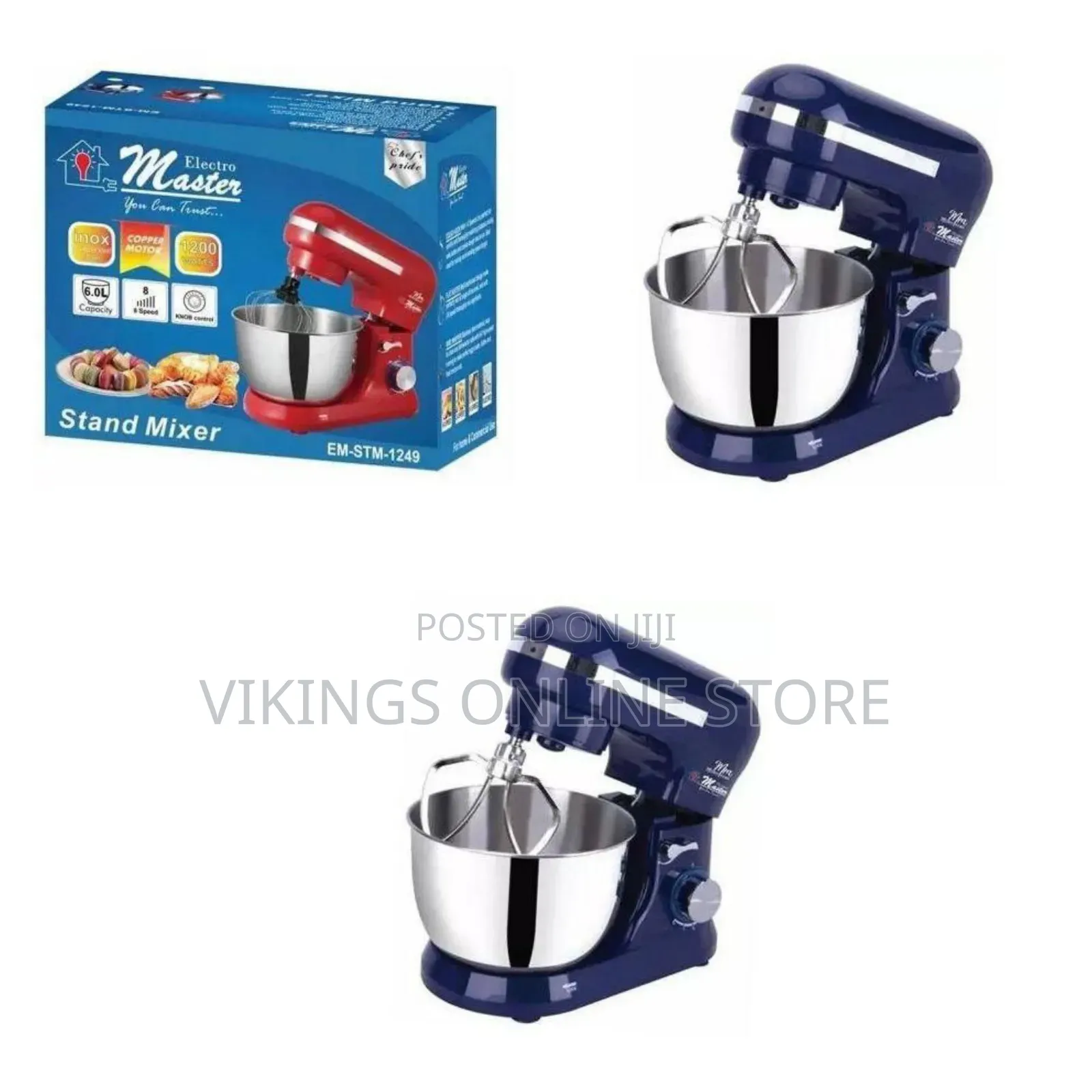 Electro Master Powerful Stand Mixer