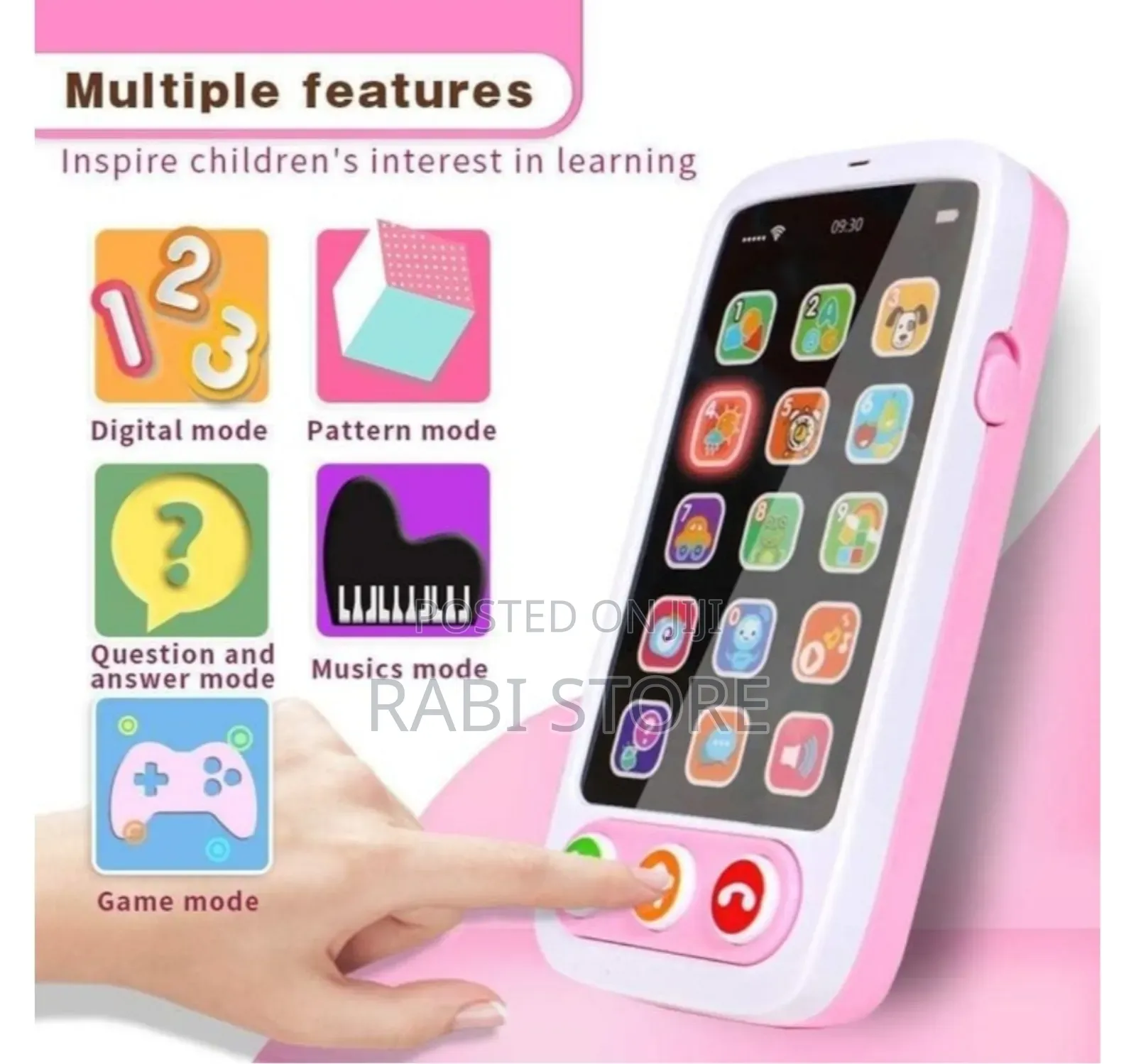Touch Screen Kids Play Phone