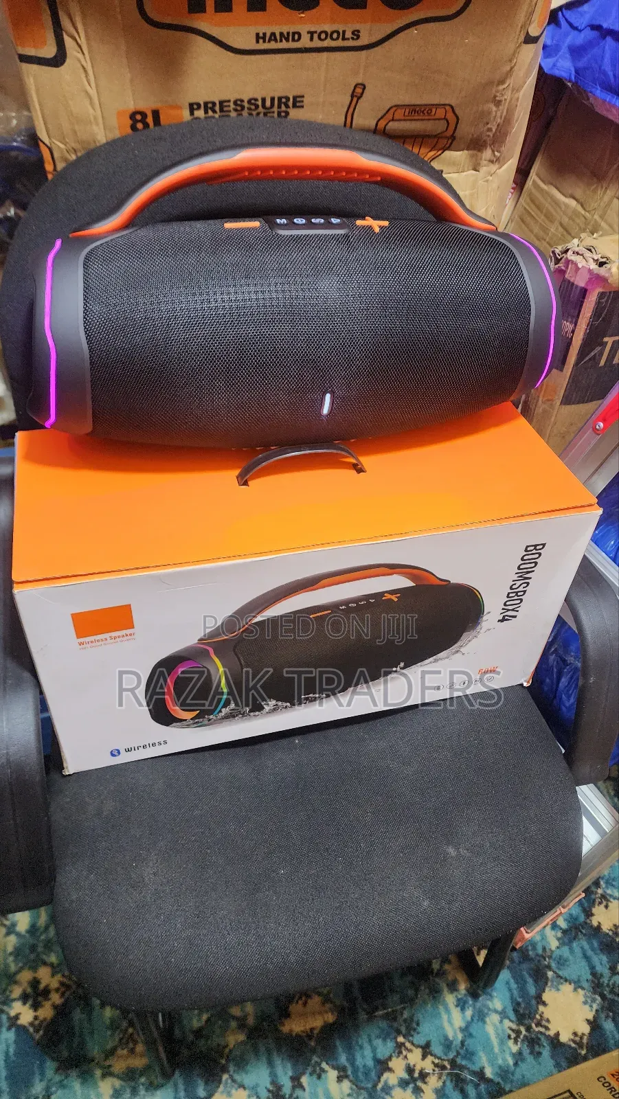Heay Bass Party Speaker With RGB Booms Boz 4