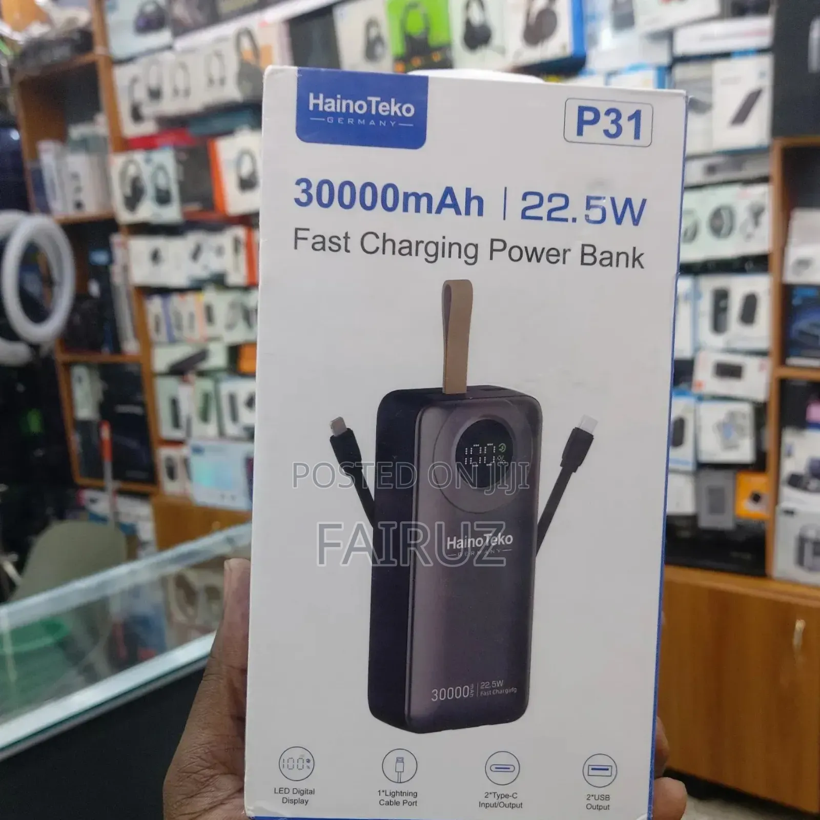 Haino Teko 30000mah P31 22.5w Power Bank