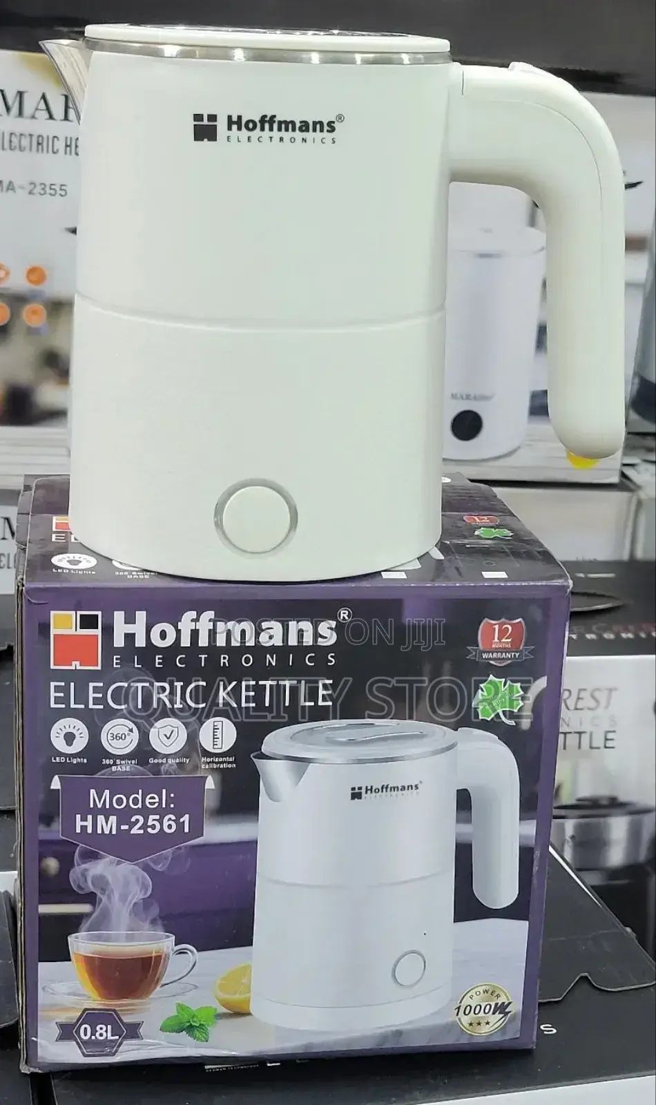 Hoffmans Electric Kettle 0.8l Hm-2561