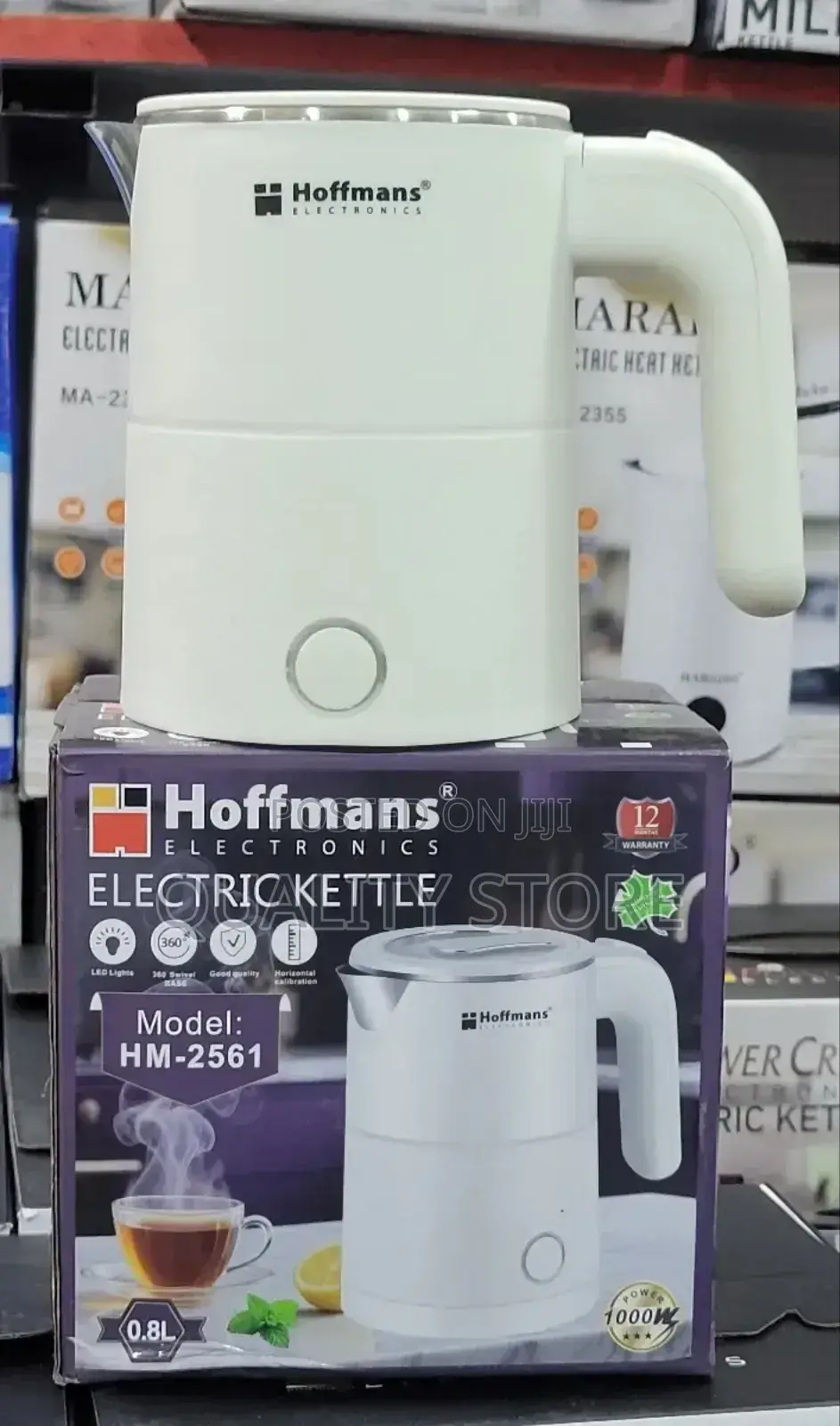 Hoffmans Electric Kettle 0.8l Hm-2561