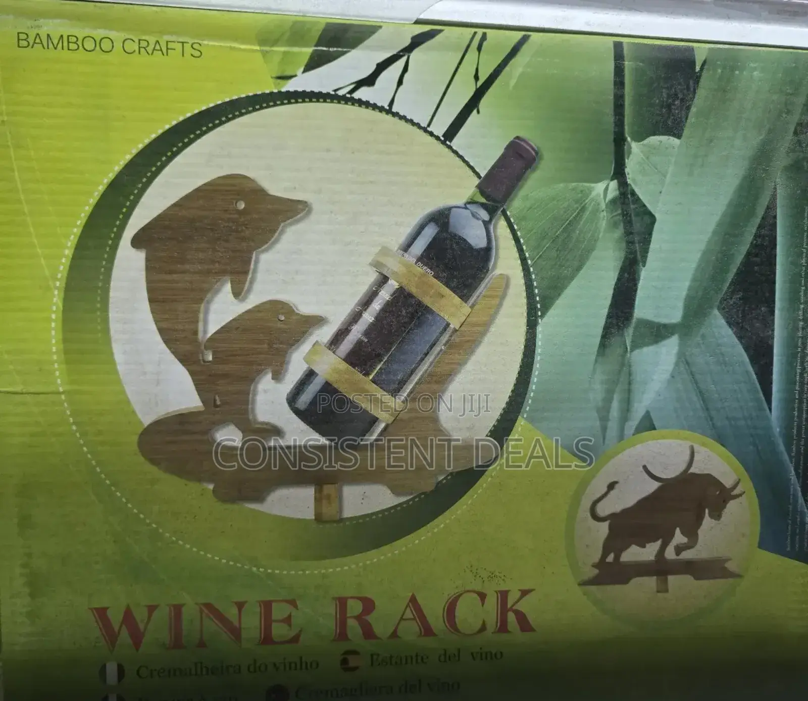 Bamboo  Wine Holder Rack