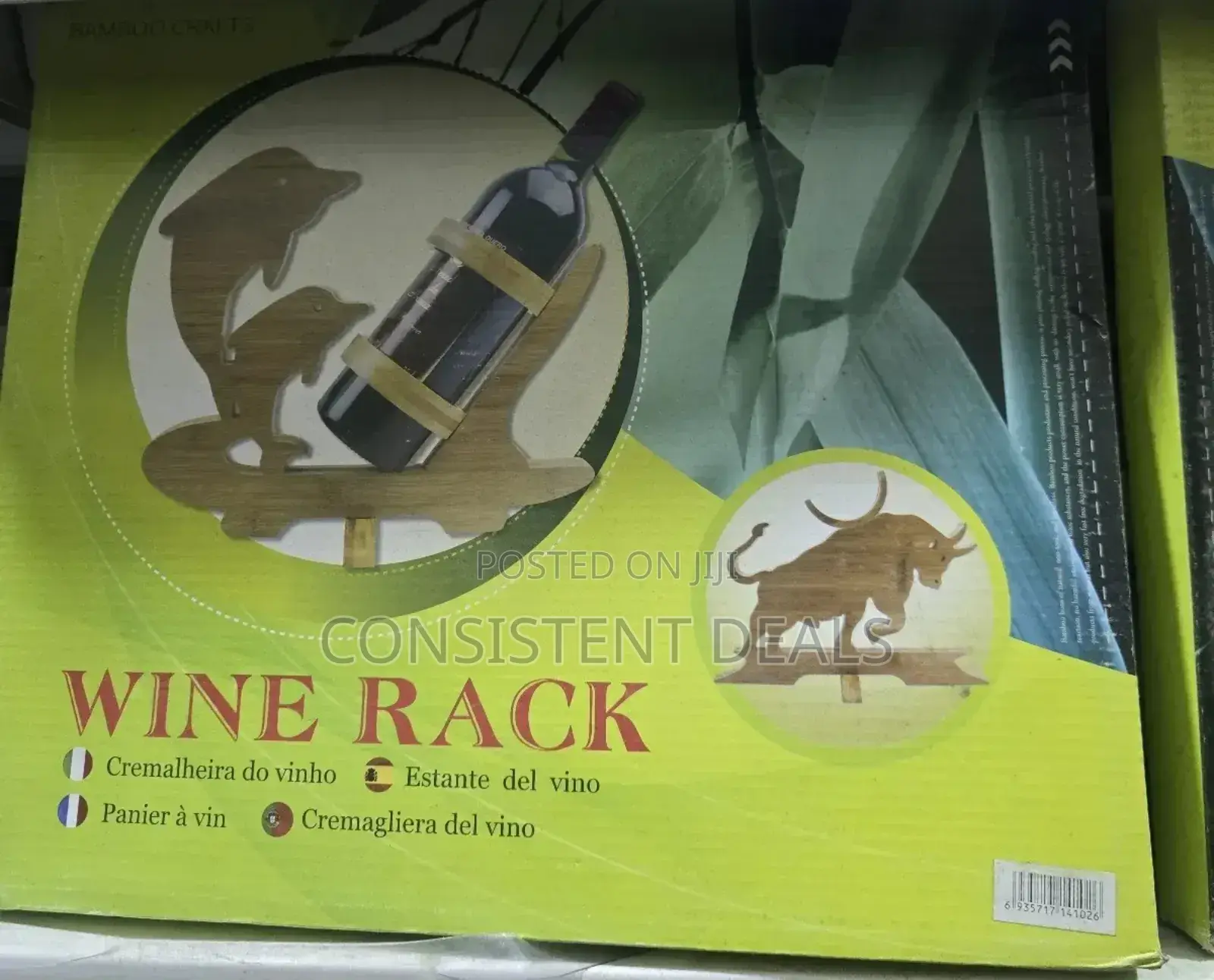 Bamboo  Wine Holder Rack