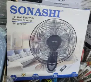 Sonashi Wall Fan With Remote Control Sf-8070wr