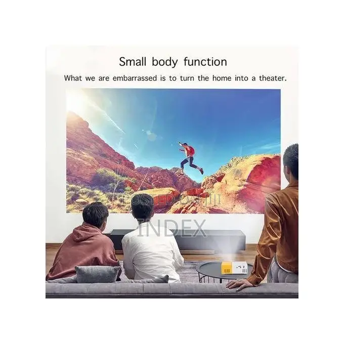 Mini Portable Led Projector Supports 720p / 1080p Video Projector