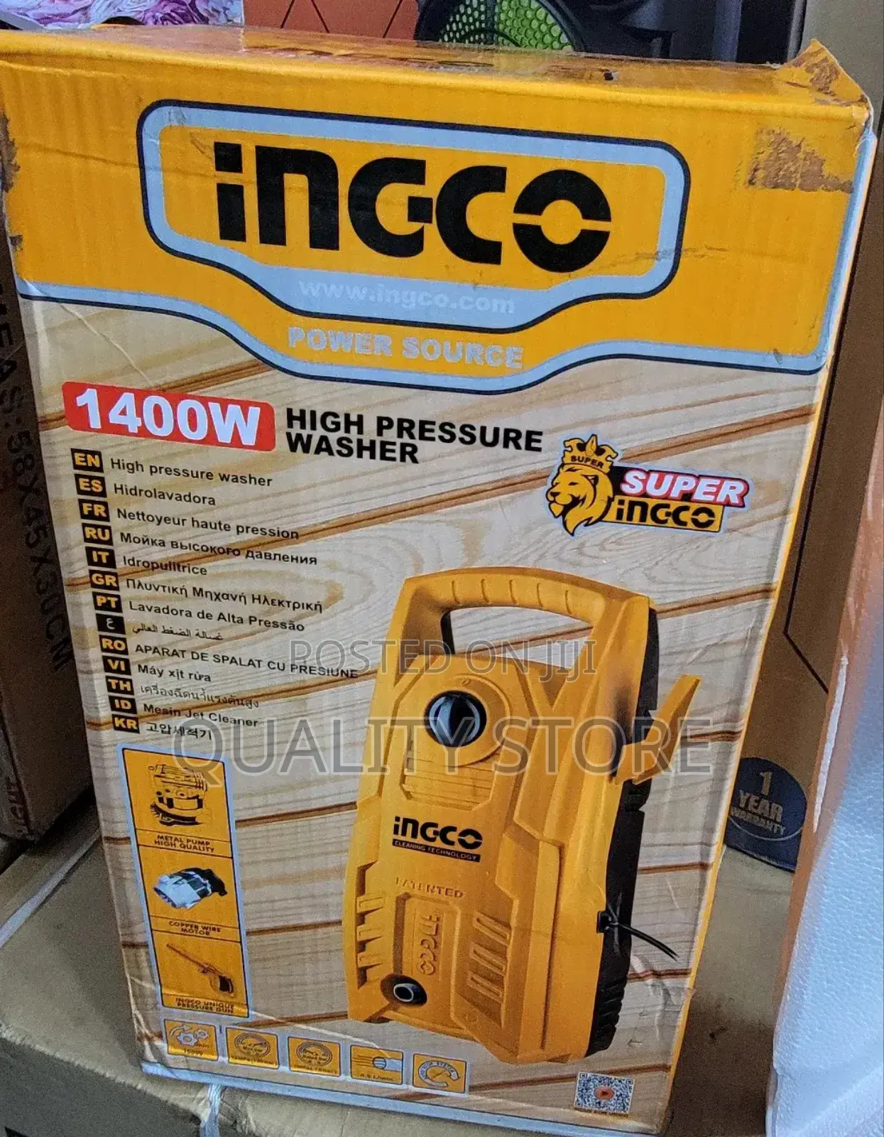 Ingco High Pressure Washer 1400w