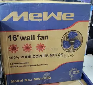 Mewe Wall Fan Mw-1633