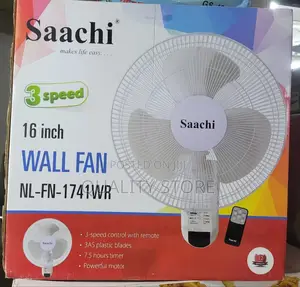 Saachi Wall Fan With Remote Control Nl-Fn-1741wr