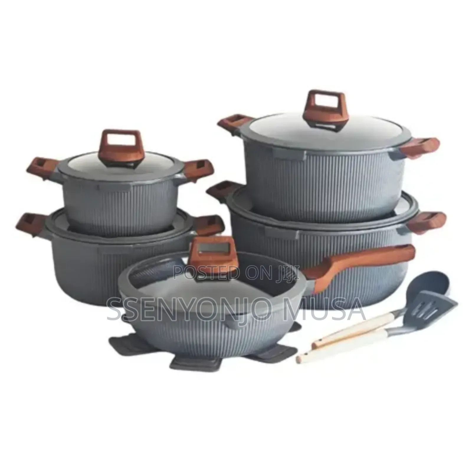 Donnor 15-Piece Non-Stick Cookware Set – Soup Pots Frying Pan.