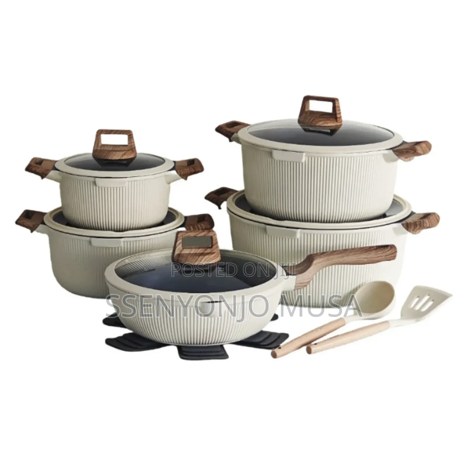 Donnor 15-Piece Non-Stick Cookware Set – Soup Pots Frying Pan.