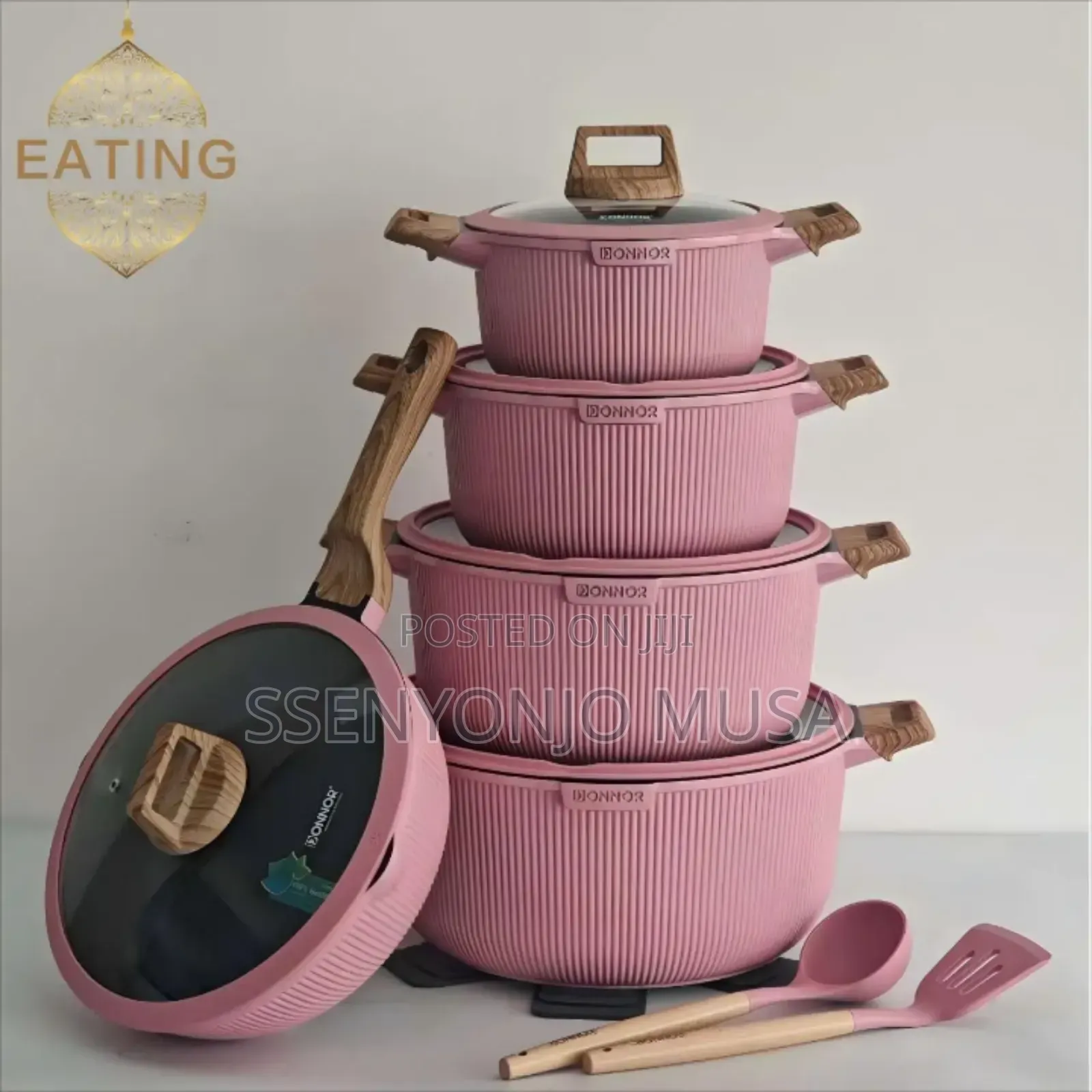Donnor 15-Piece Non-Stick Cookware Set – Soup Pots Frying Pan.