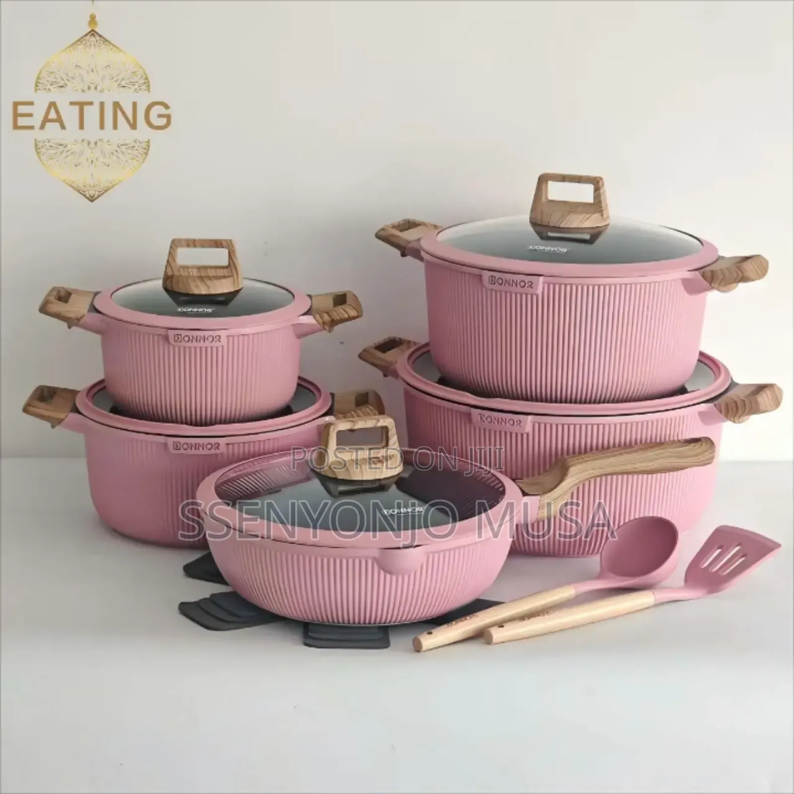 Donnor 15-Piece Non-Stick Cookware Set – Soup Pots Frying Pan.