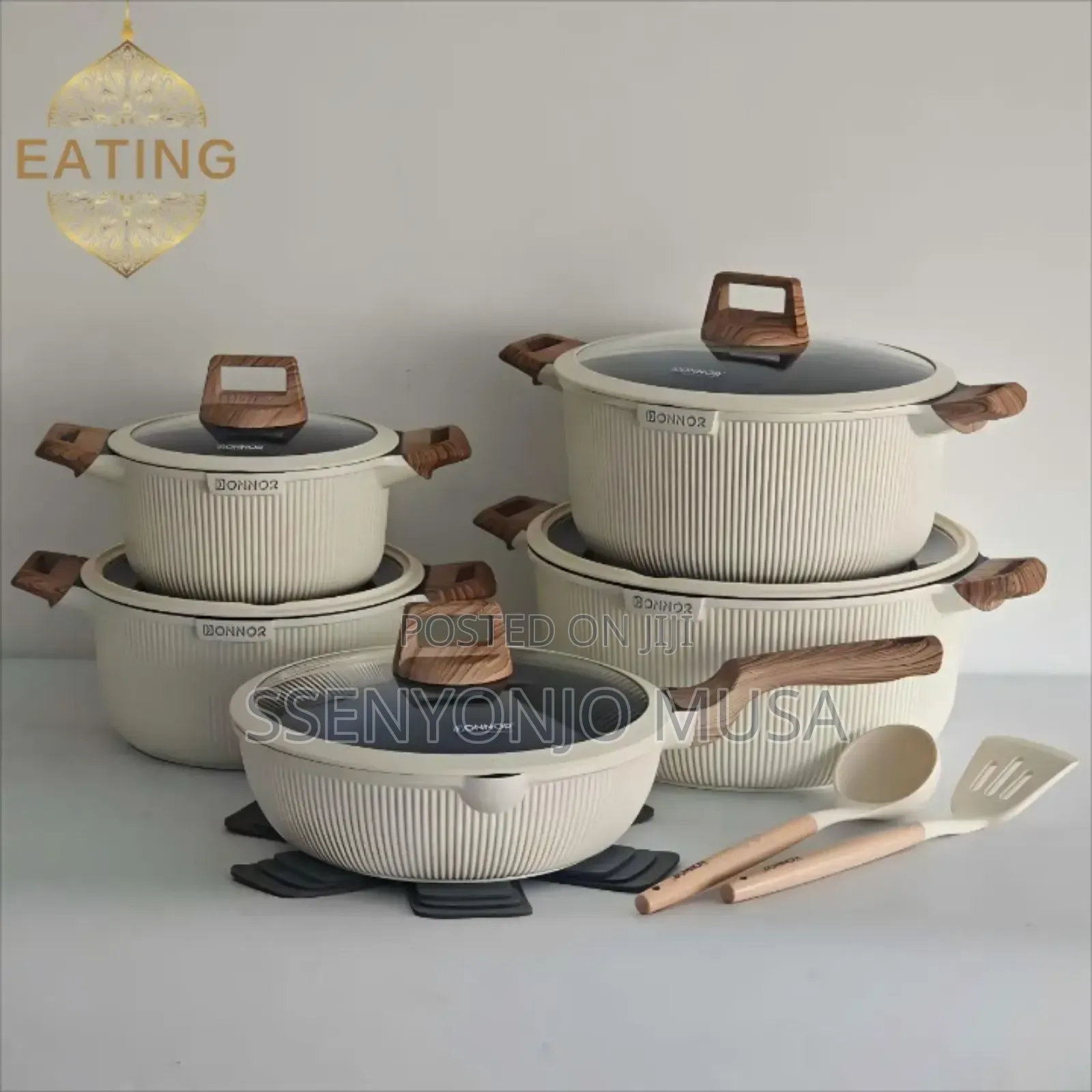 Donnor 15-Piece Non-Stick Cookware Set – Soup Pots Frying Pan.