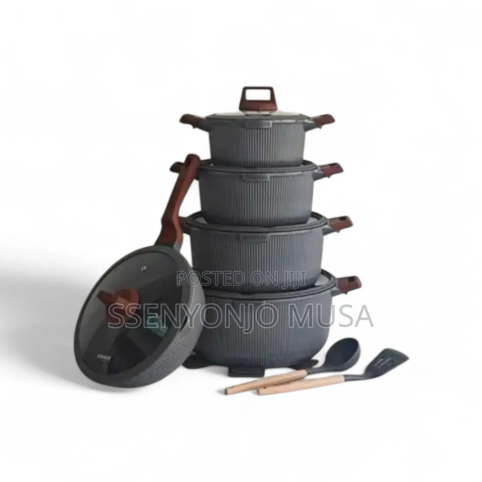 Donnor 15-Piece Non-Stick Cookware Set – Soup Pots Frying Pan.