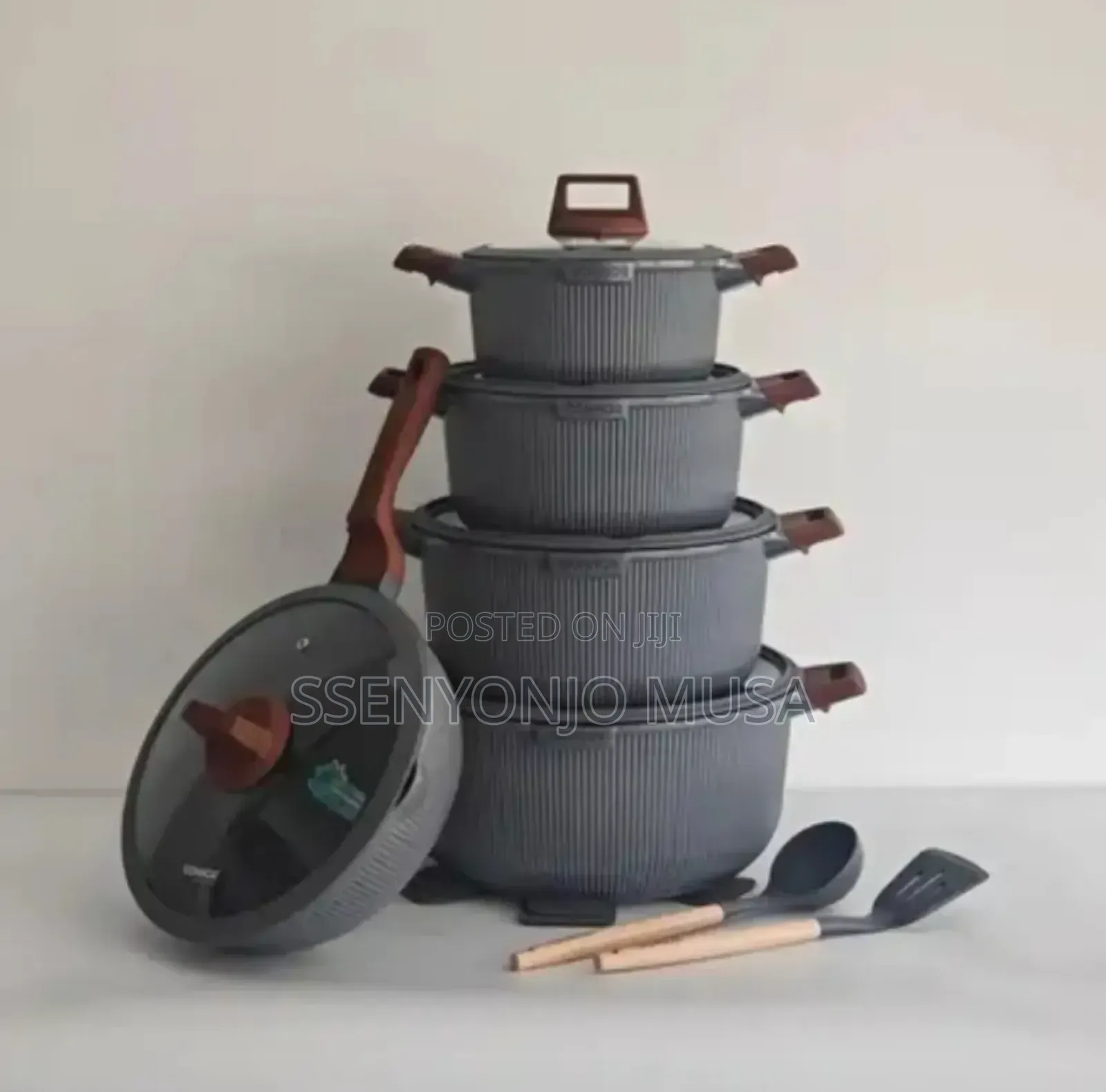 Donnor 15-Piece Non-Stick Cookware Set – Soup Pots Frying Pan.