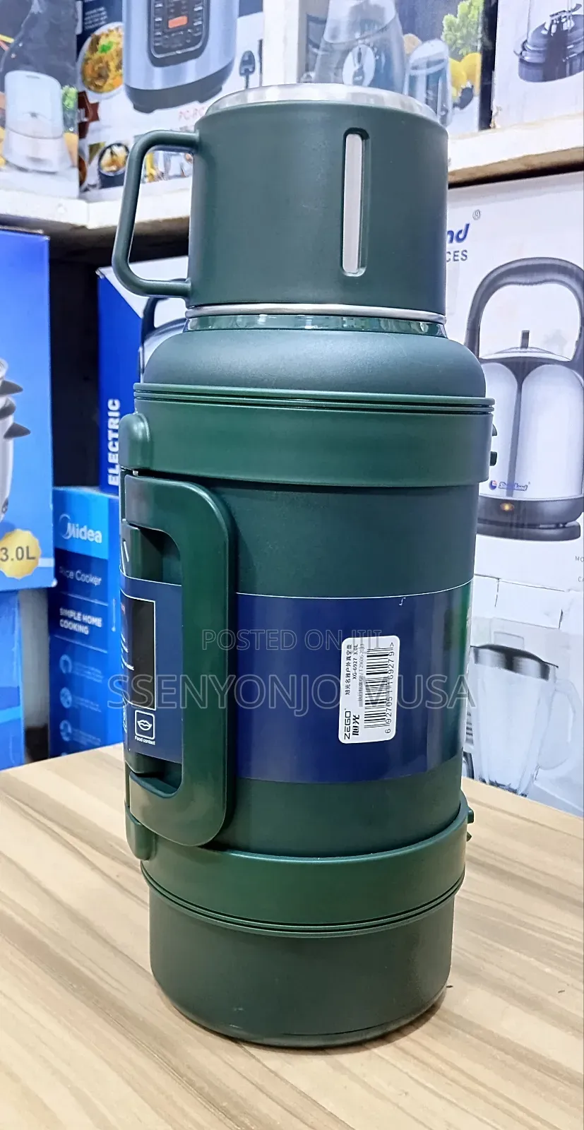 Zego 3l Stainless Steel Vacuum Flask – Hot Cold Insulated