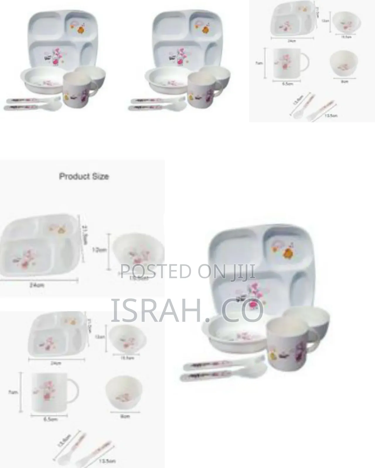 Children Tableware Dinner Set 6 In 1 Feeding Series Plate Cup Bowl