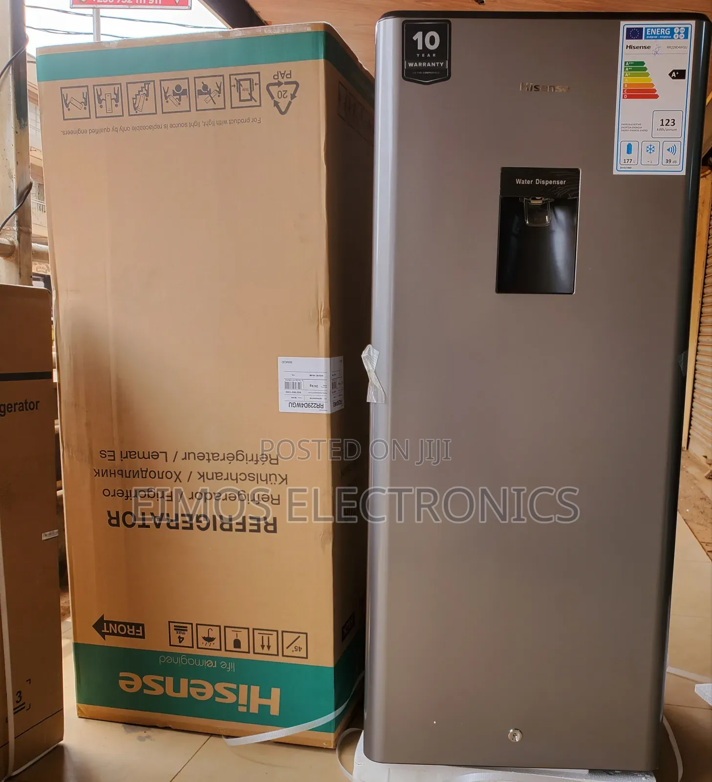 Brand New 229 Litres Hisense With Despenser Fridge