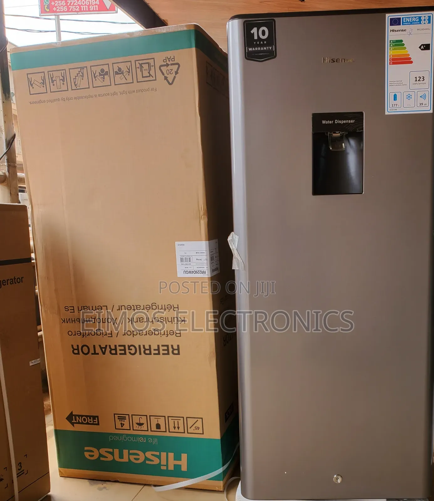 Hisense Refrigerator Single Door 229l Litres With Despenser