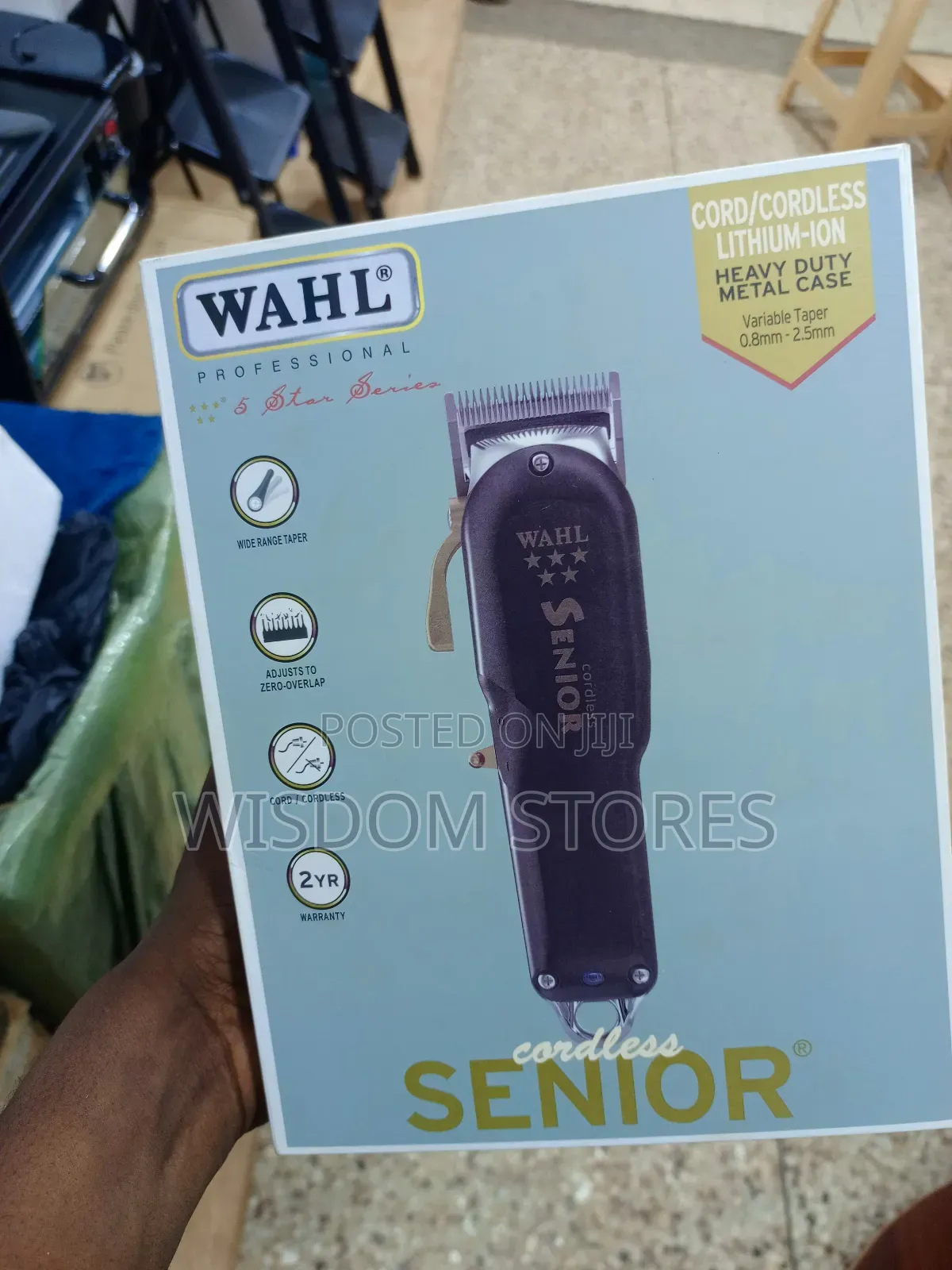 Wahl Professional 5 Star Series Cordless Senior Hair Clipper.