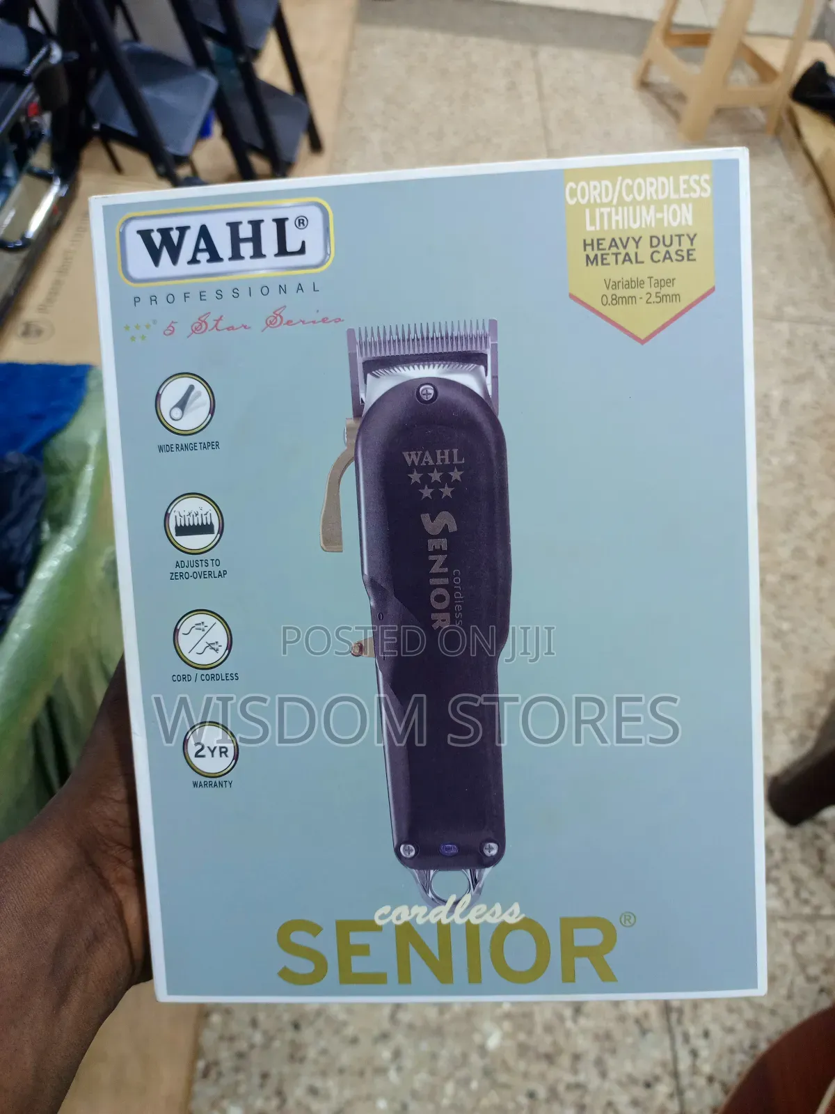 Wahl Professional 5 Star Series Cordless Senior Hair Clipper.