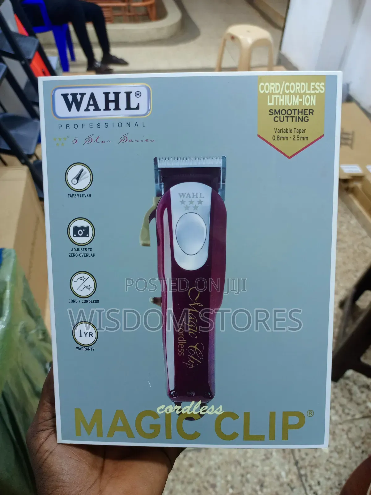 Wahl Professional 5 Star Series Cordless Magic Clip Hair Clipper.
