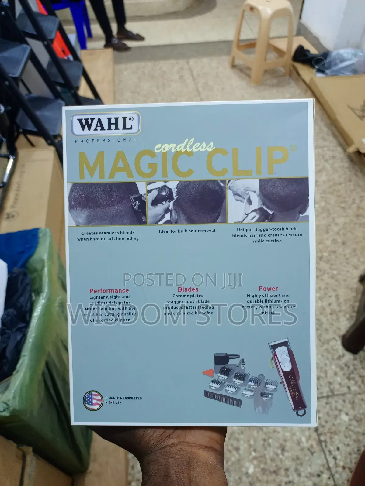 Wahl Professional 5 Star Series Cordless Magic Clip Hair Clipper.