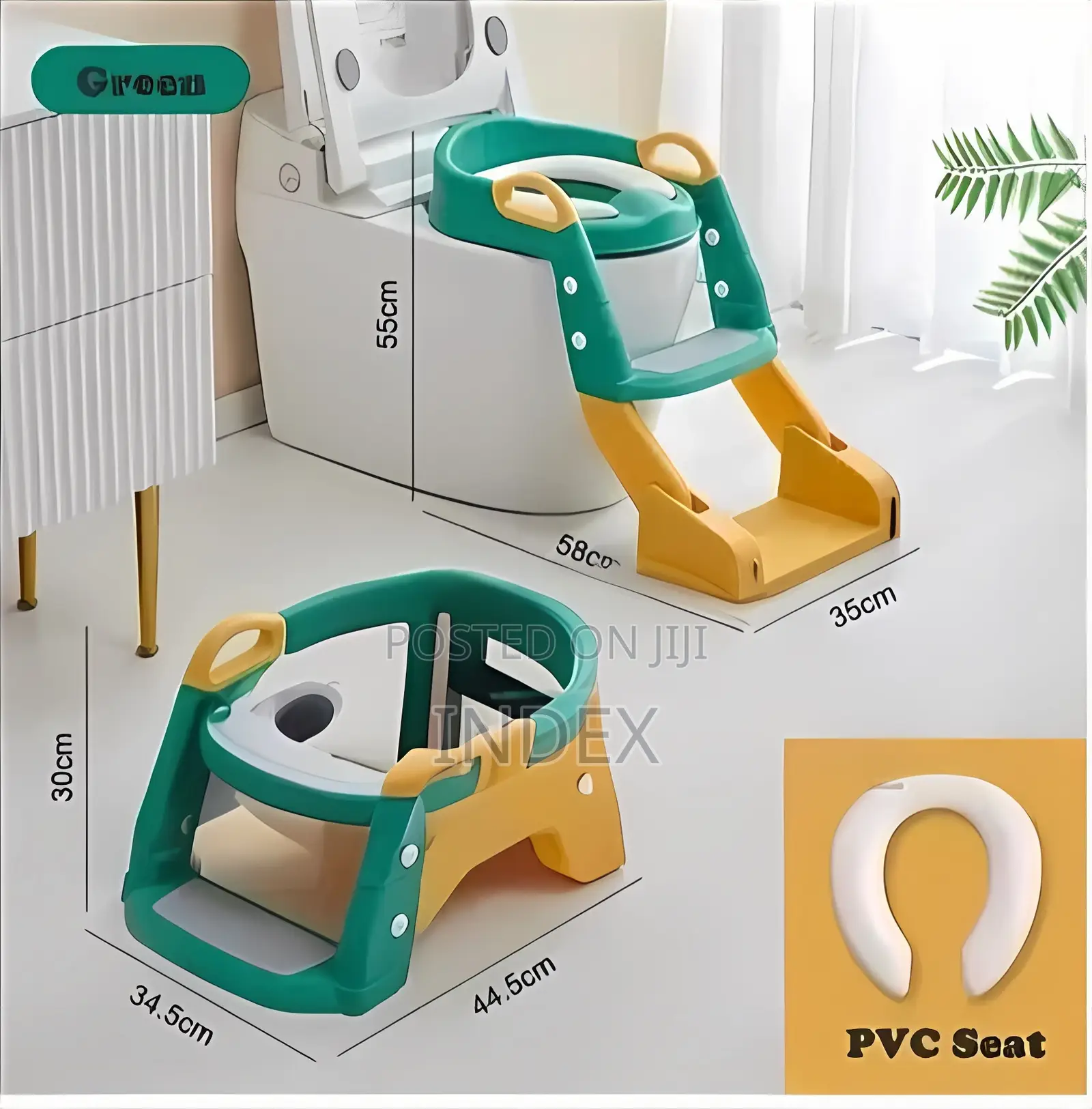 2 in 1 Kids Toilet Assist.( a Ladder and a Potty at the Same Time
