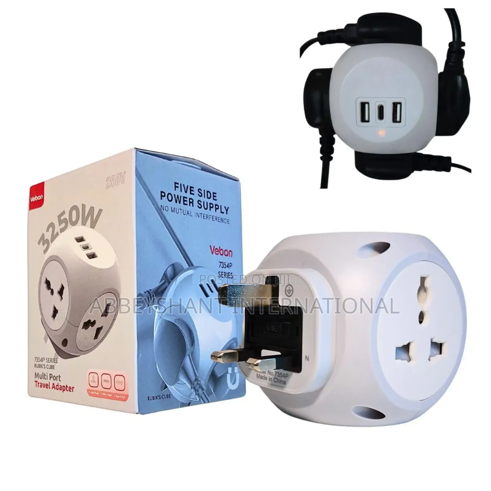 Multi Port Travel Adapter/4 Multi-plugs Travel Adapter