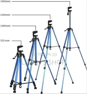 Heavy-Duty Lightweight Tripod With Phone Clip Bag