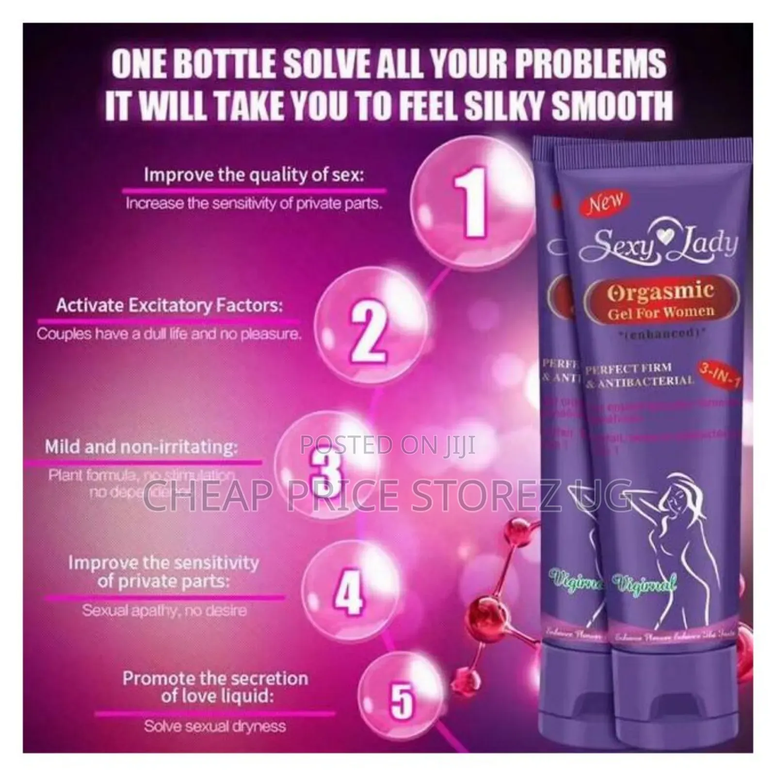 Sexy Lady Super Lubricating Gel Vagina Tightening Gel,
