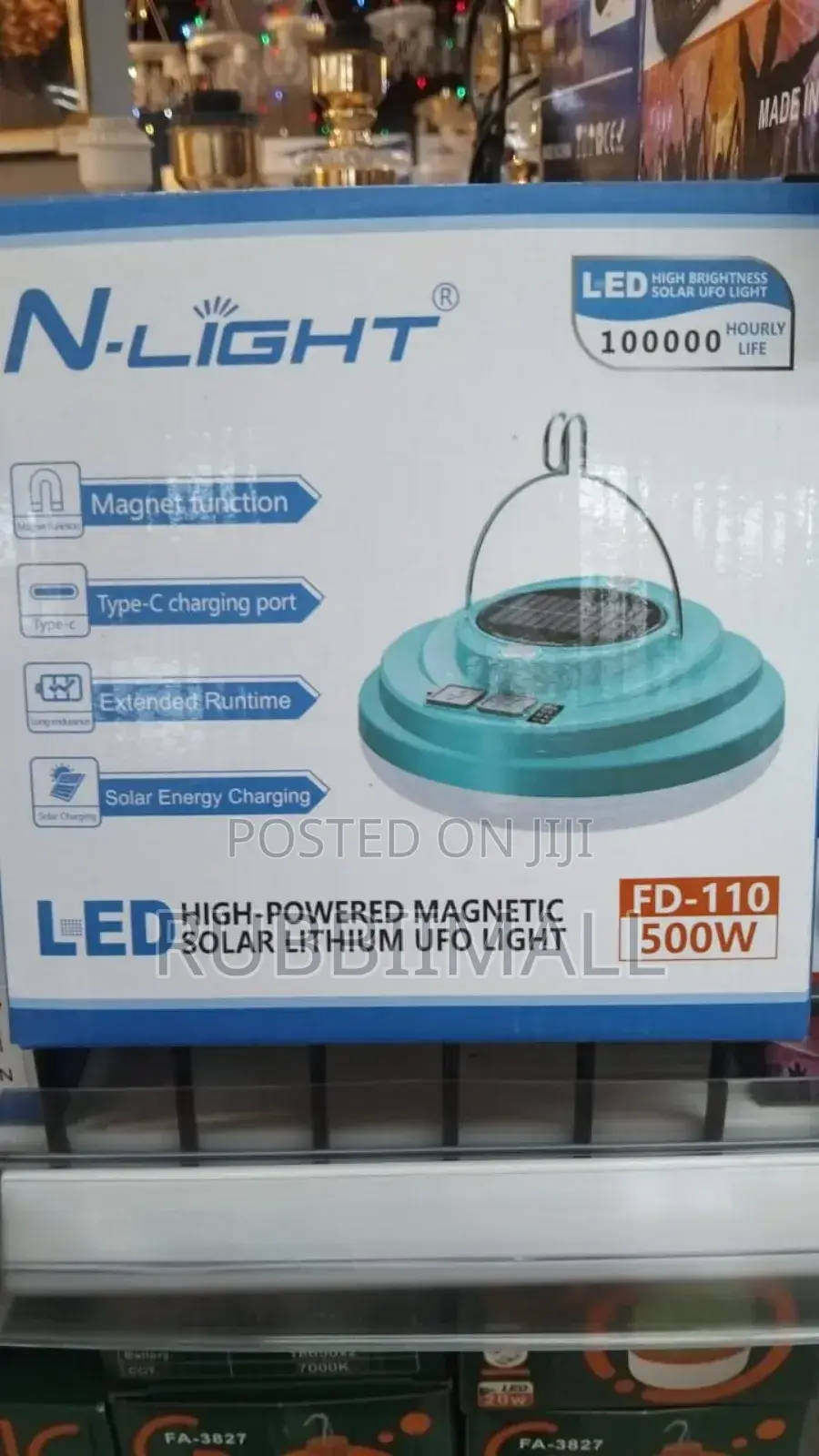 N-Light Fd-110 Solar Ufo Light