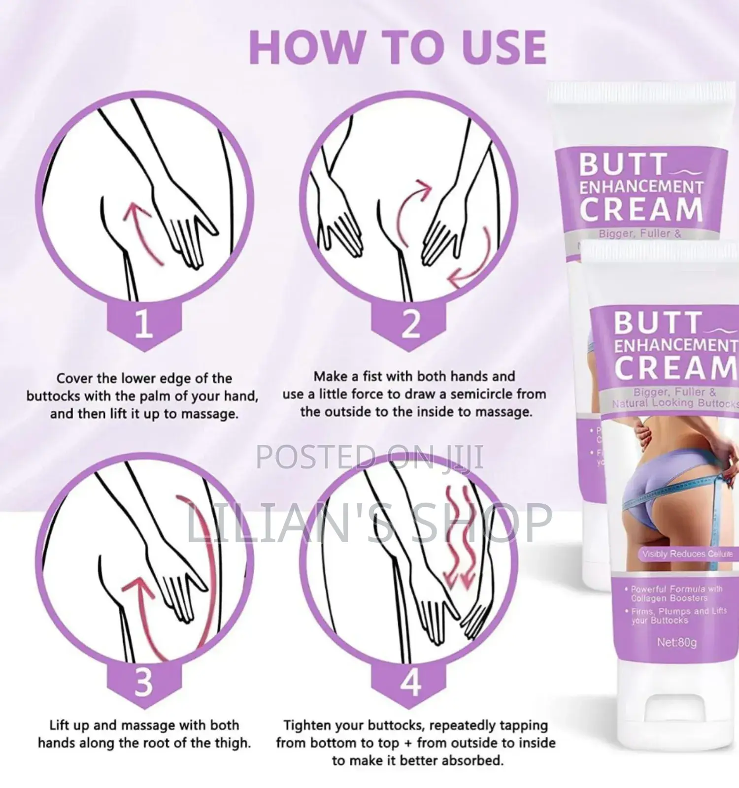 Hudarainbow Brand Butt Enhancement Cream