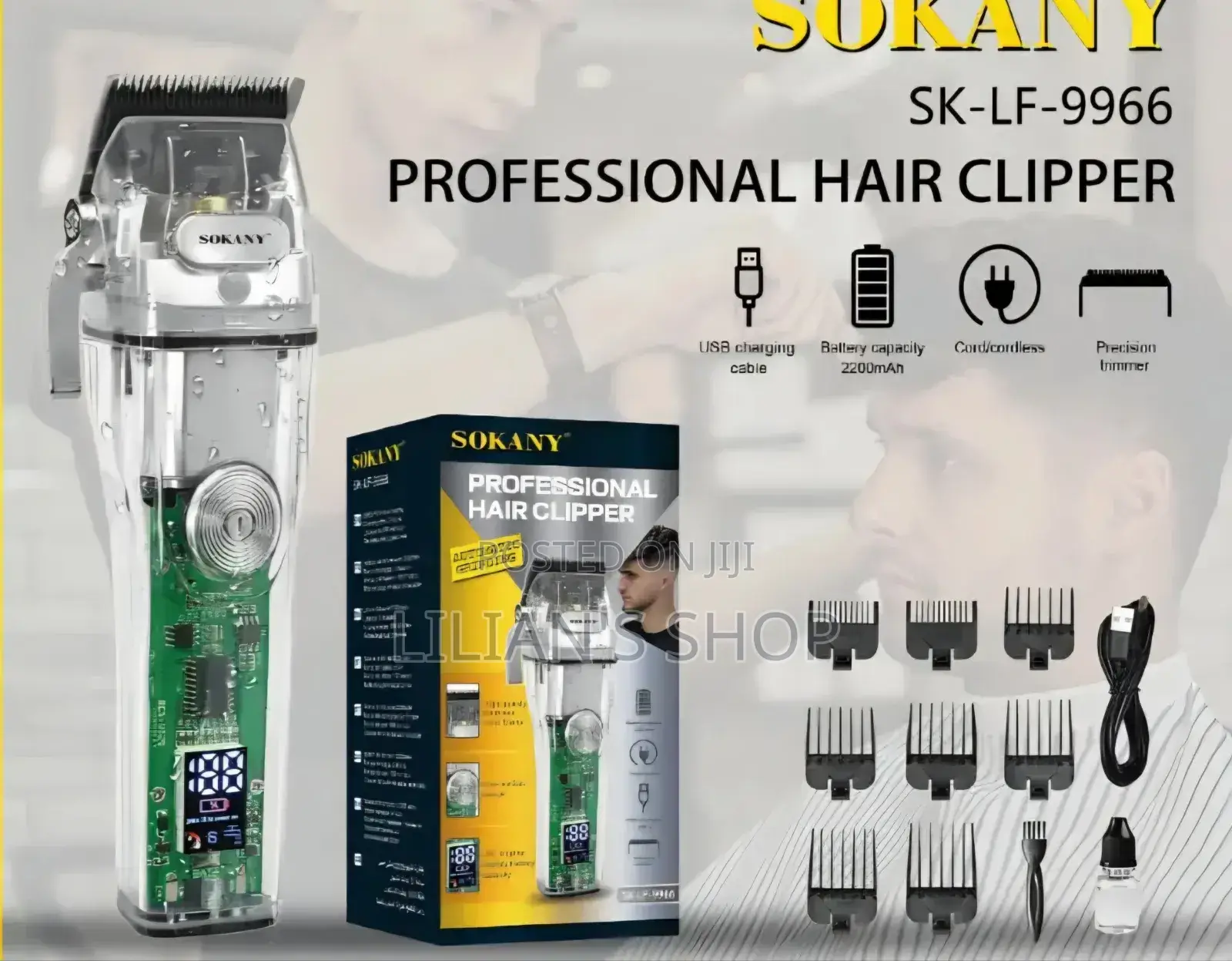 Sokany Sk-Lf-9966 Professional Hair Clipper