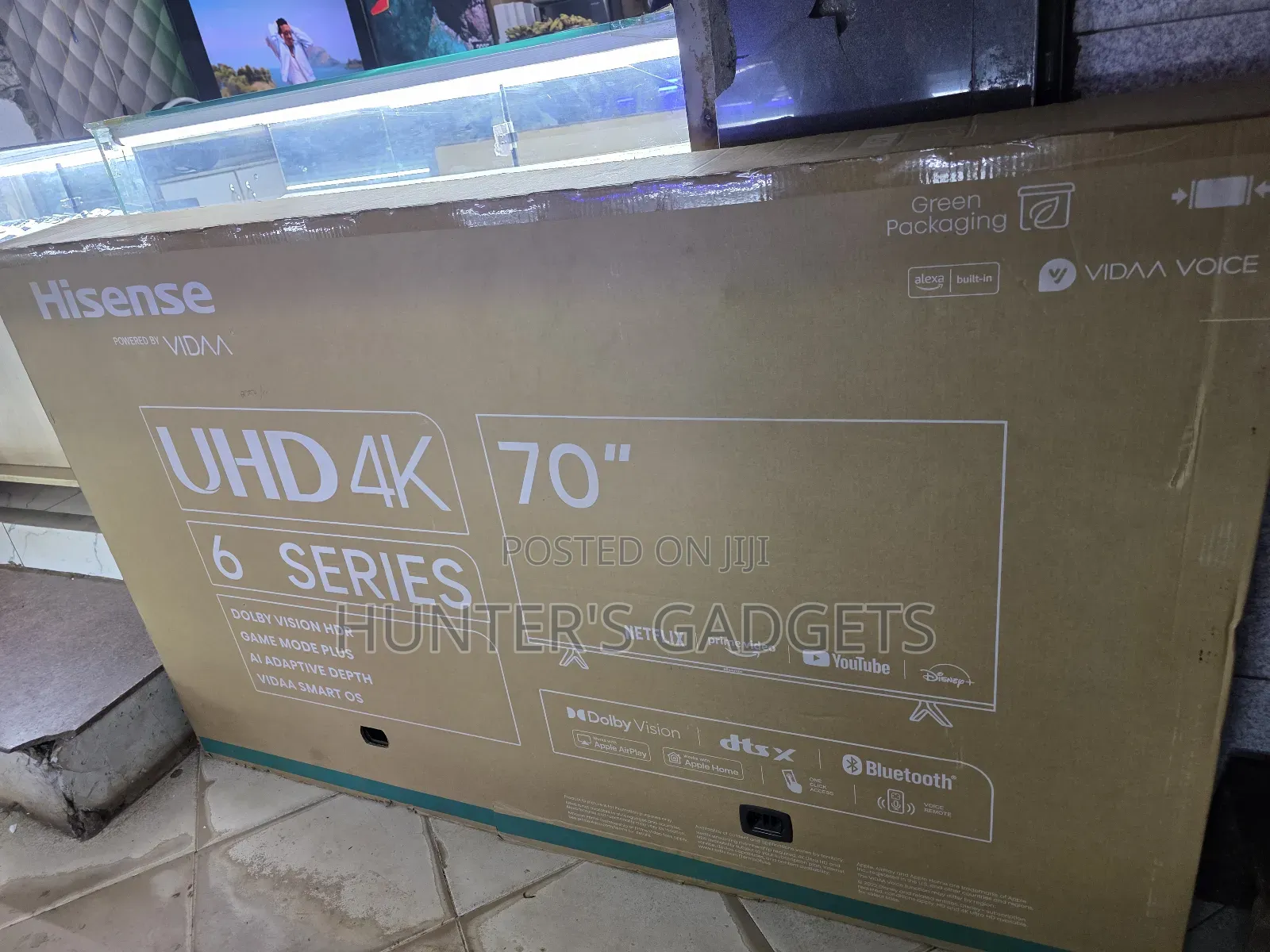 Hisense 70 Inch Smart Uhd A6 Series Brand New With All Latest Model