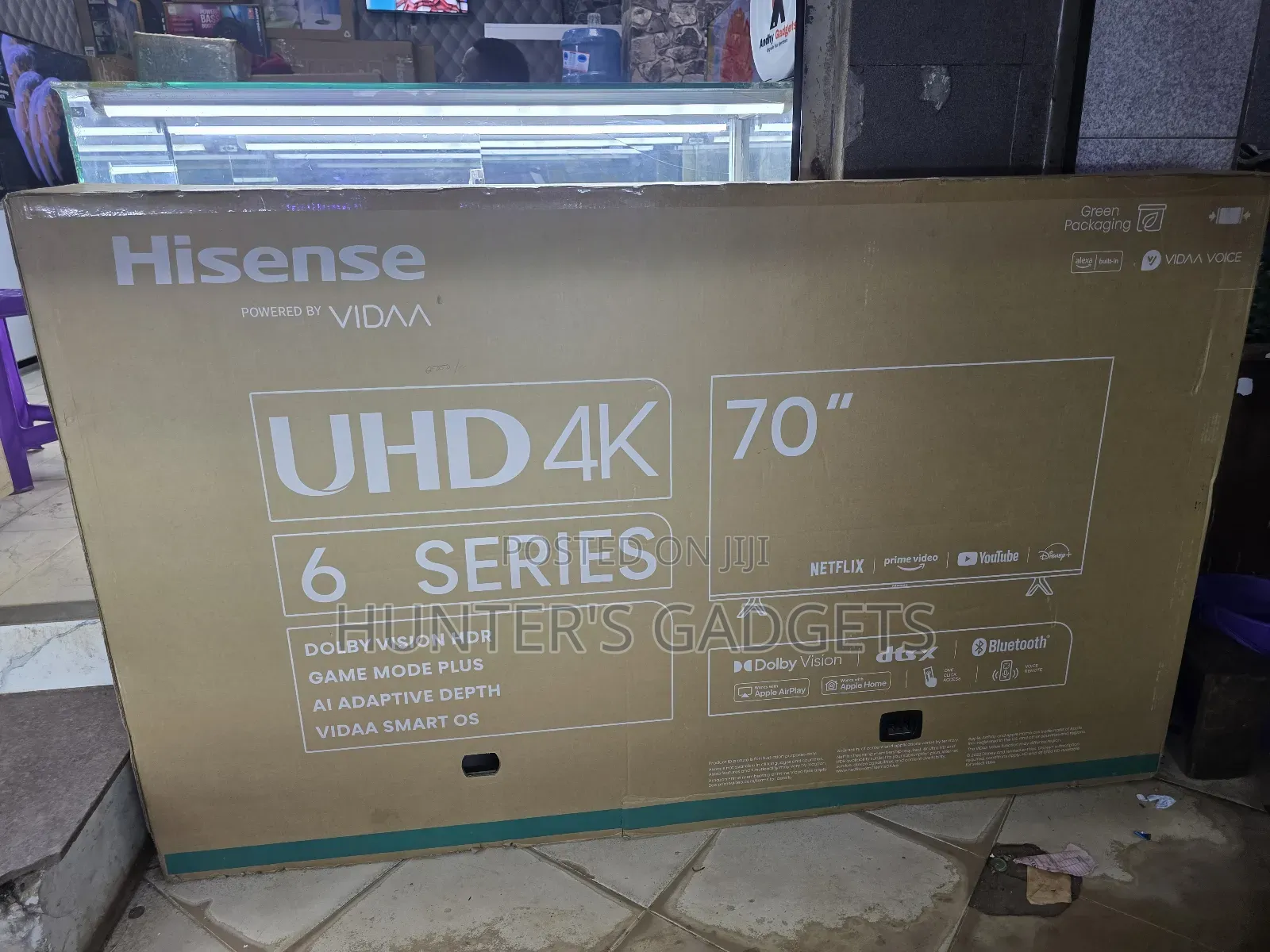 Hisense 70 Inch Smart Uhd A6 Series Brand New With All Latest Model