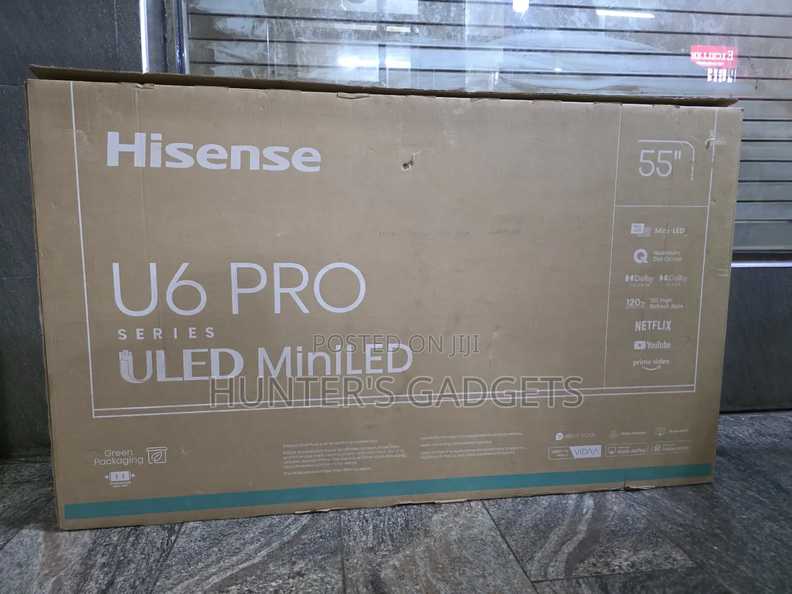 Hisense 55-Inch Uhd Qd Miniled U6 Pro Series Uled Tv Latest Model