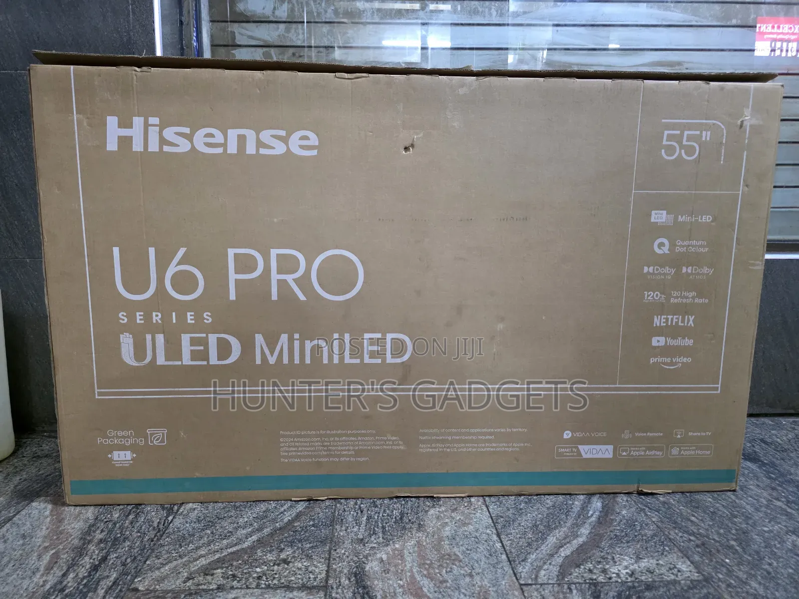 Hisense 55-Inch Uhd Qd Miniled U6 Pro Series Uled Tv Latest Model