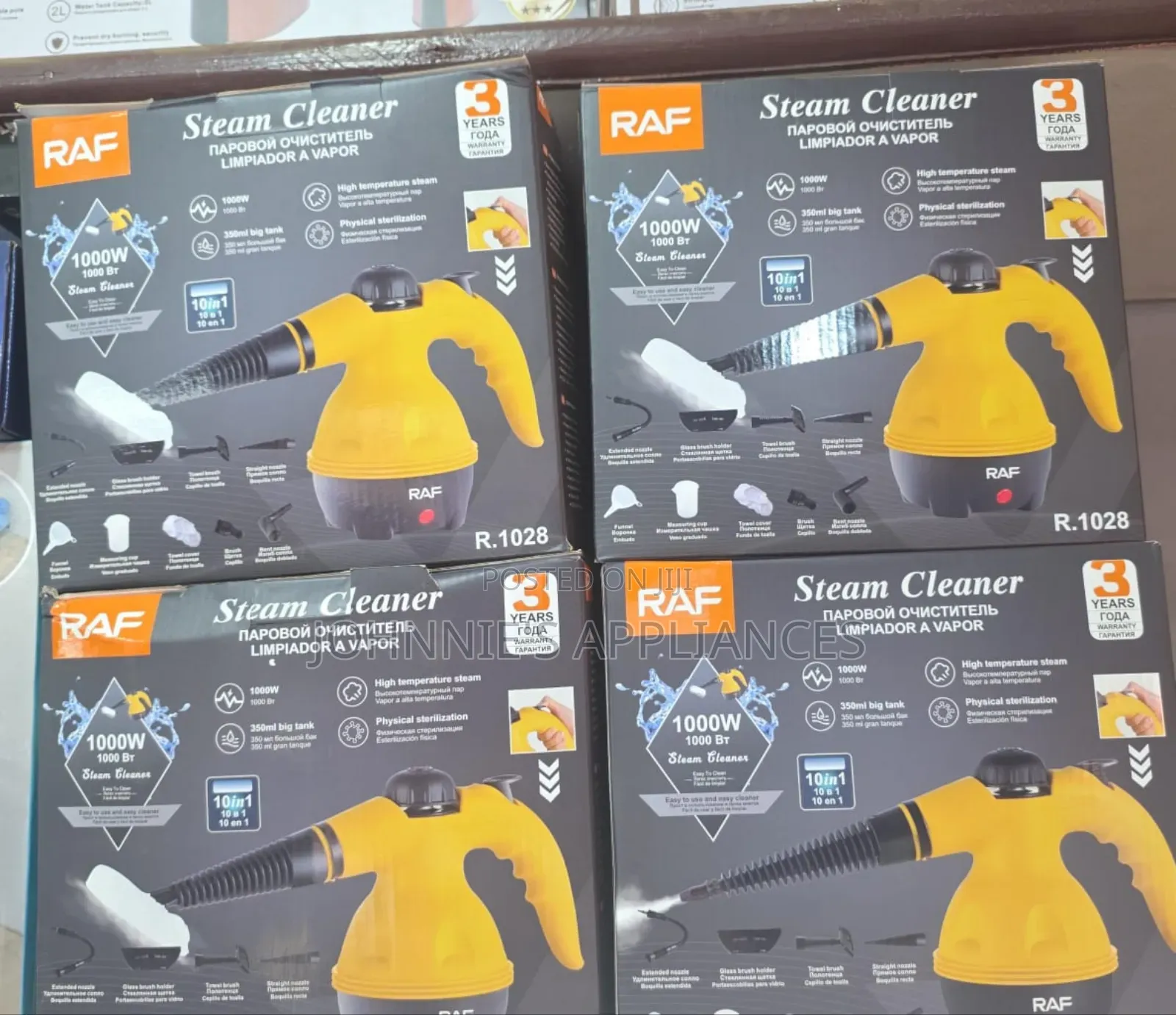 10in1 Raff Steam Cleaner With 1000watts