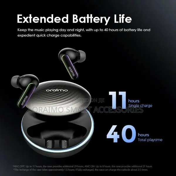 Oraimo Spacebuds Hybrid Anc True Wireless Earbuds