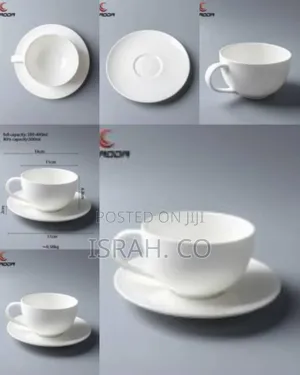Set of 6 Restaurants and Office Tree Ceramic 350ml Cappuccino