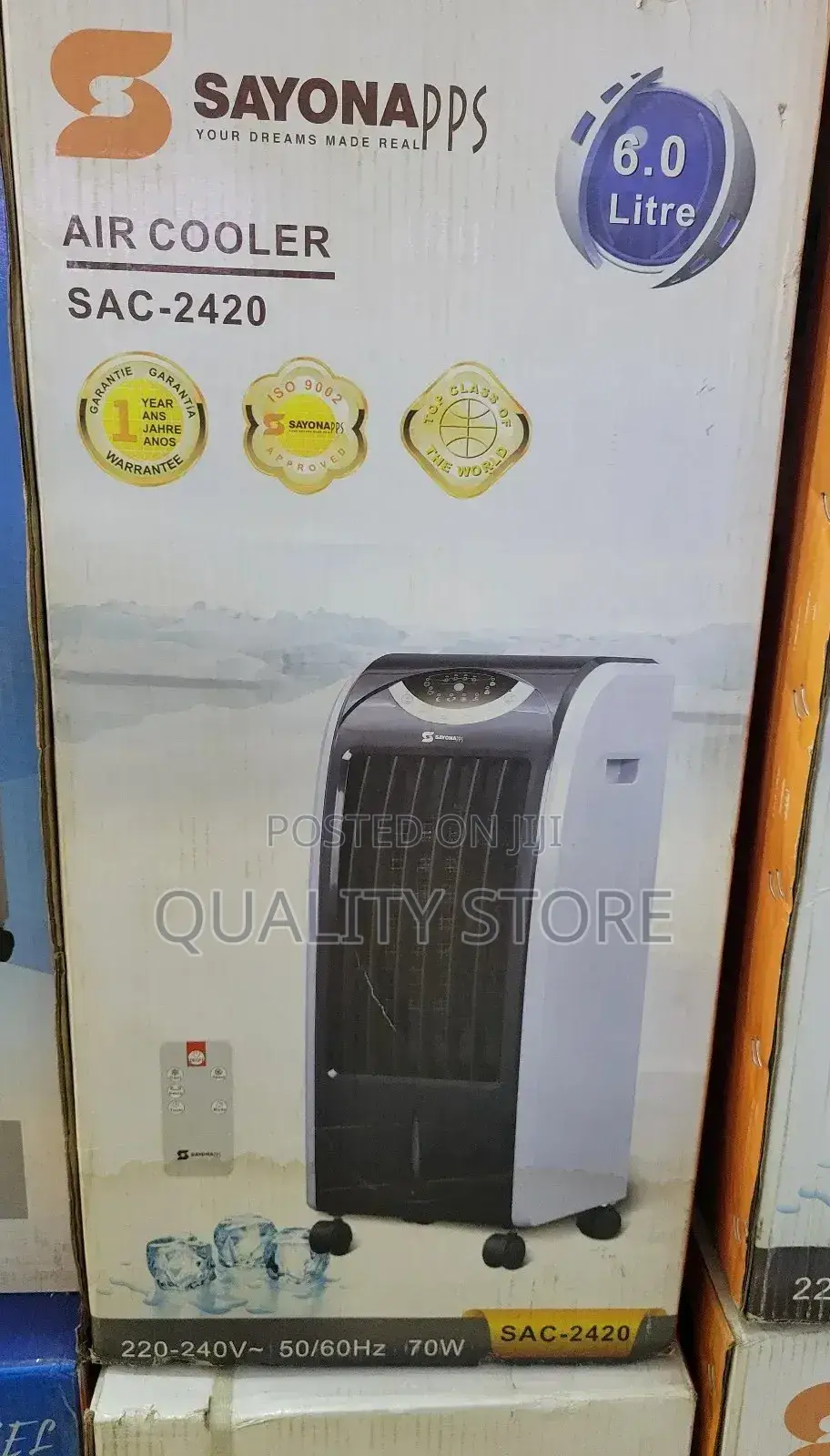 Sayona Electric Air Cooler 6.5 L Sac-2420