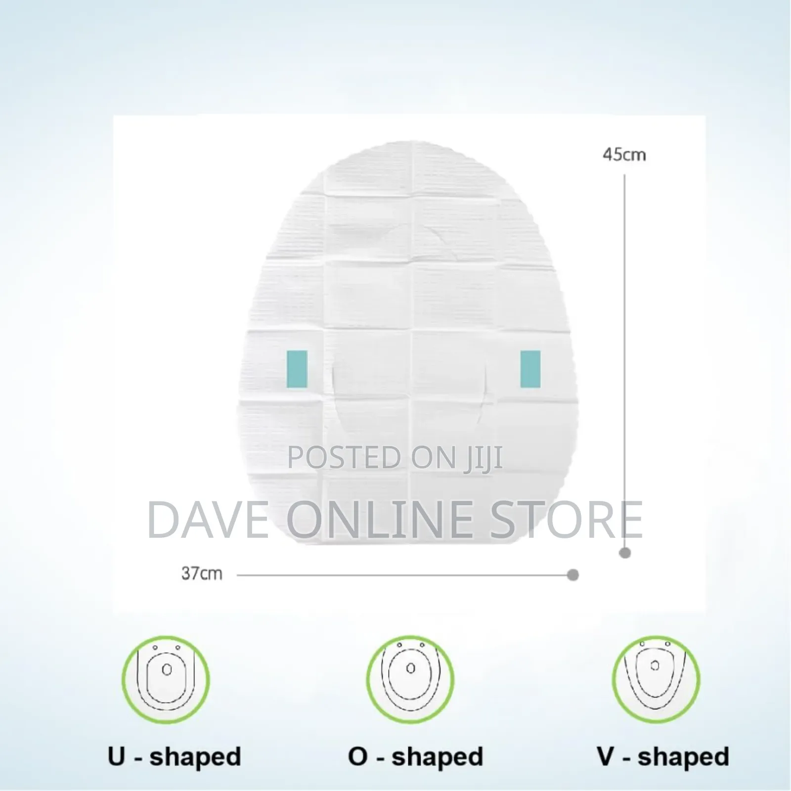 60 PCS Double Disposable Paper Toilet Seat Covers for Adults, Kids