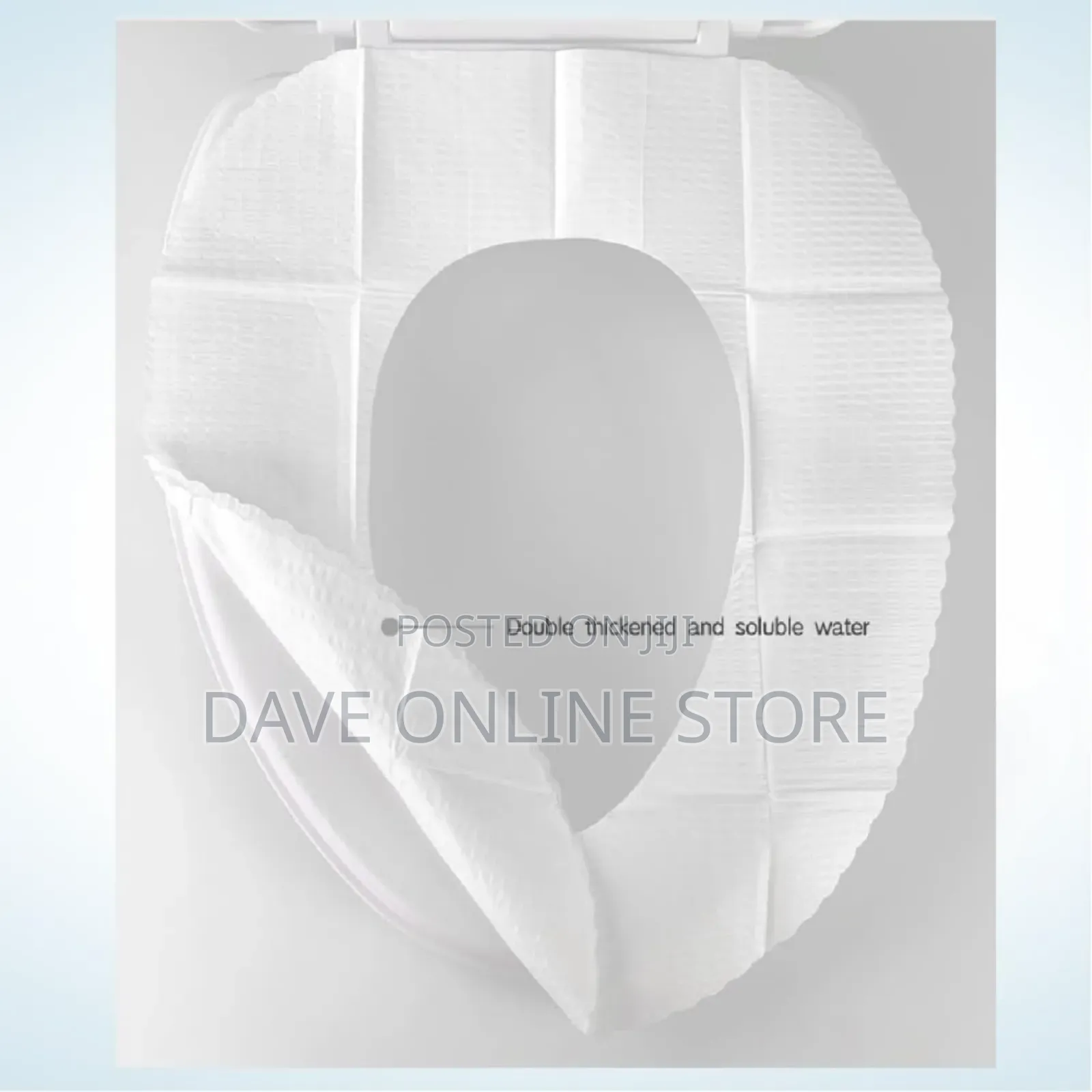 60 PCS Double Disposable Paper Toilet Seat Covers for Adults, Kids