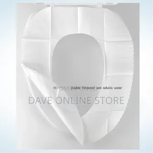 60 PCS Double Disposable Paper Toilet Seat Covers for Adults, Kids