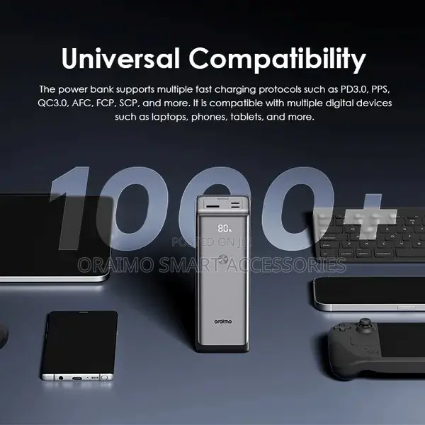 Oraimo Powerjet 130 27600mah 130w Power Bank