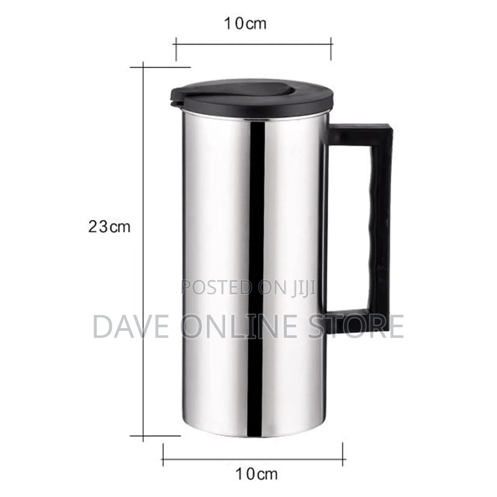 1.6l Stainless Steel Pitcher and Lid With Handle Cold Water Kettle