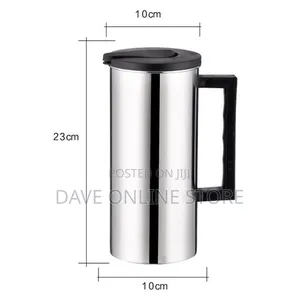 1.6l Stainless Steel Pitcher and Lid With Handle Cold Water Kettle
