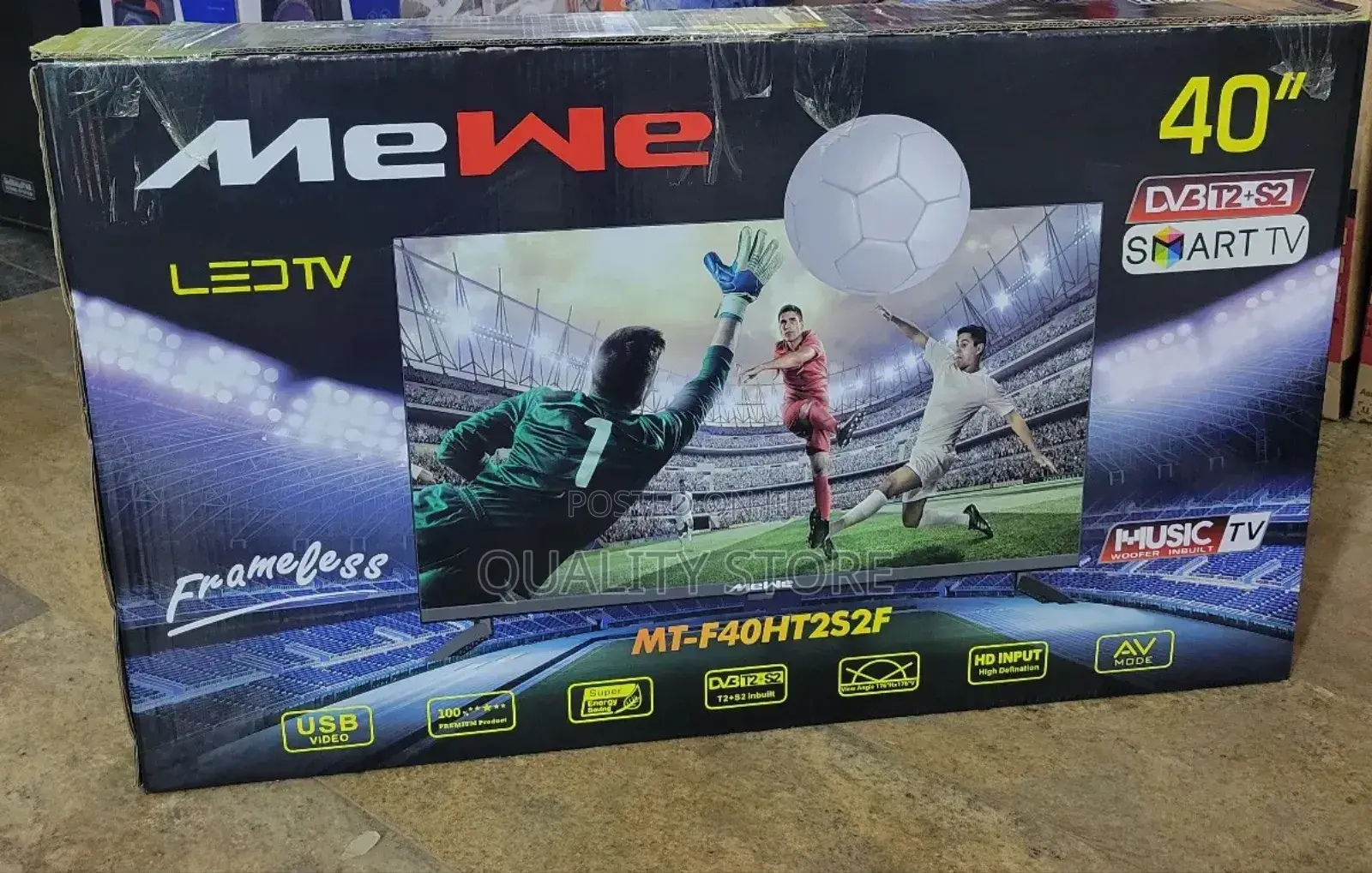 Mewe 40 Inches Smart Tv Mt-F40ht2s2f